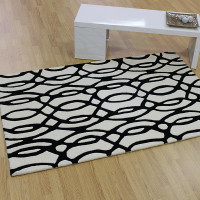 Wire White Matrix Rug