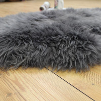 Woolmark Sheepskin Rug Grey