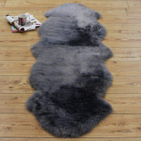Woolmark Sheepskin Rug Grey