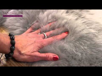 Woolmark Sheepskin Rug Silver