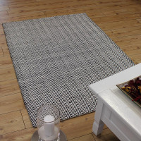 Ives Black White Rugs