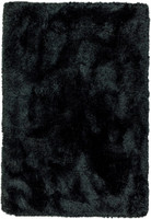 Ultra Thick Plush Shaggy Rug Black