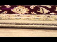 Noble Art Rug Beige Burgundy