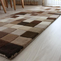 Funk Natural Brown Boxes Rug