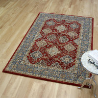 Da Vinci Rug 0163 Red Blue