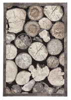 Woodland 4626 Cream Grey Funky Rug