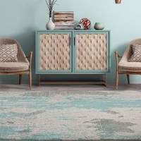Nova Rug NV15 Painterly Duck Egg