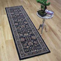 Da Vinci Rug Blue Gold Rust 570166 3434