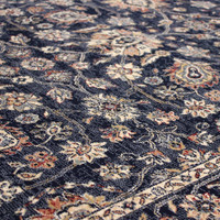 Da Vinci Rug Blue Gold Rust 570166 3434