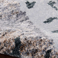 Silk Shadows Rug SHA16 Silver Grey