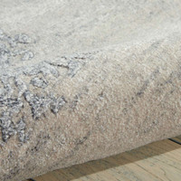 Silk Shadows Rug SHA14 Ivory Silver