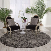 Onyx Twilight Rug Faded Foliate TWI04