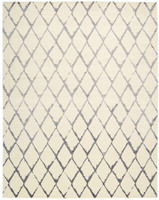 Ivory Grey Twilight Rug Diamonds TWI15