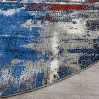 Grey Blue Twilight Rug Abstract TWI20