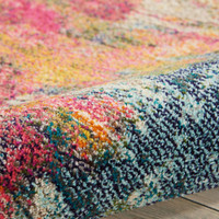 Celestial Rug CES09 Blue Yellow