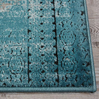 Tribal Rug Karma Blue KRM01