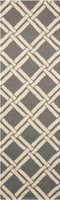 Linear Woolen Rug Grey Ivory LIN04