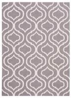 Linear Woolen Rug Silver LIN15