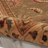 Living Treasures Woolen Rug Green LI04