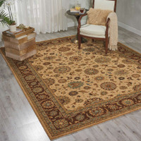 Living Treasures Woolen Rug Beige LI05