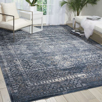 Kathy Ireland Rug Malta MAI01 Navy