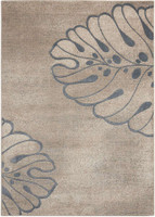 Leaf Design Maxell Rug MAE04 Beige