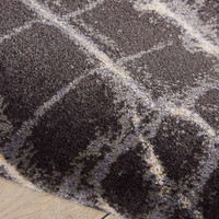 Snakeskin Maxell Rug MAE09 Charcoal