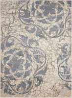 Vintage Classic Maxell Rug MAE10 Ivory Blue