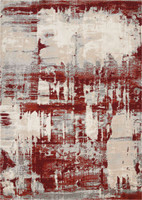 Abstract Maxell Rug MAE14 Red