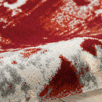 Abstract Maxell Rug MAE14 Red