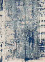Abstract Maxell Rug MAE16 Ivory Blue