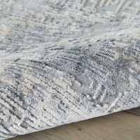 Rustic Textures RUS01 Grey Beige Abstract Rug