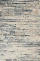 Rustic Textures RUS04 Beige Grey Abstract Rug
