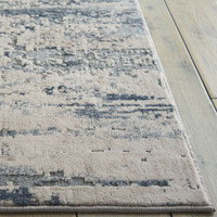 Rustic Textures RUS04 Beige Grey Abstract Rug