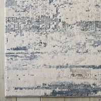Rustic Textures RUS04 Beige Grey Abstract Rug