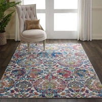 Ankara Global Rug ANR06 Vintage Ivory Blue
