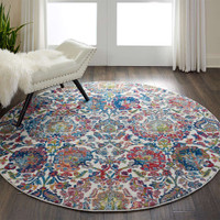 Ankara Global Rug ANR06 Vintage Ivory Blue