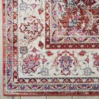Red Vintage Kashan Rug VKA01