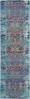 Blue Vintage Kashan Rug VKA02