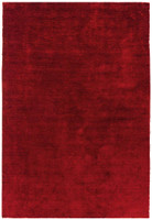 Milo Plain Shimmer Rug Red