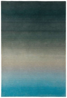 Ombre Rug OM03 Blue Wool