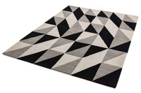Reef Rug RF08 Flag Grey Wool