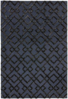 Dixon Rug Black Trellis
