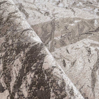 Aurora AU09 Satin Rug Cream Silver