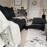 Aurora AU10 Glacier Rug Metallic Silver