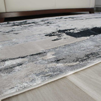 Aurora AU10 Glacier Rug Metallic Silver