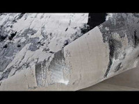 Aurora AU10 Glacier Rug Metallic Silver