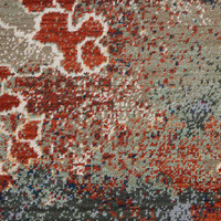 Abstract Artworks ATW02 Sea Foam Brick Rug