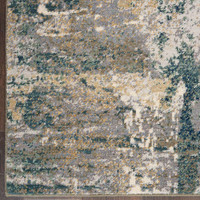 Abstract Artworks ATW05 Ivory Navy Rug
