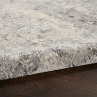Rustic Textures RUS07 Grey Beige Abstract Rug